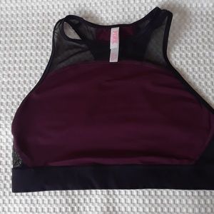 Pink Victoria's secret sports bra